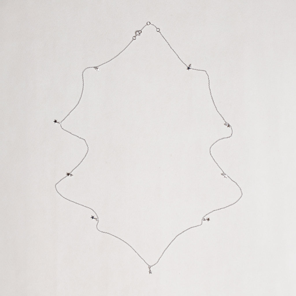 Long Star Station Necklace
