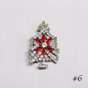 Vintage Christmas Tree Brooch