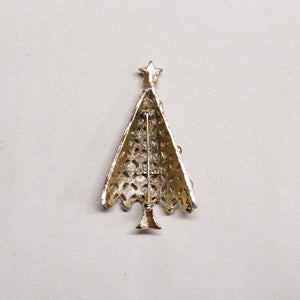 Vintage Christmas Tree Brooch