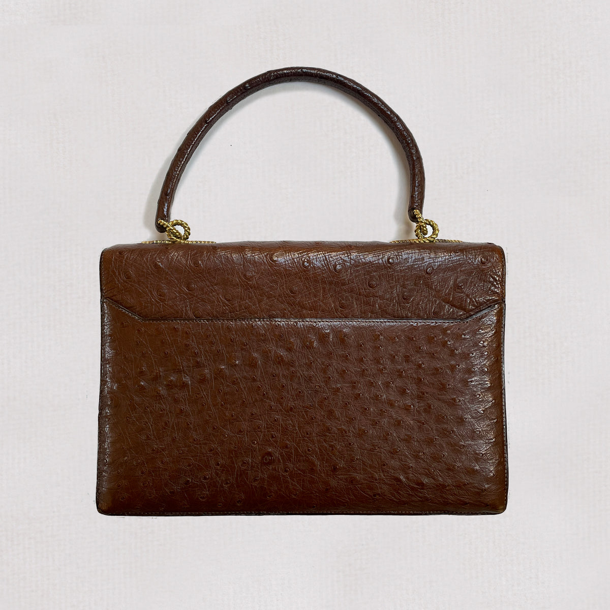 Vintage Hermes Sac Cordeliere Ostrich