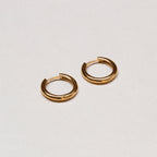 Simple Gold Huggie Hoop Earrings