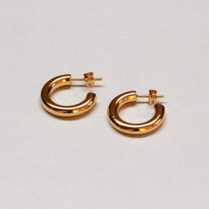 Chunky Hoop Stud Earrings