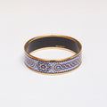 Vintage Hermès Cloisonné Bangle in Blue