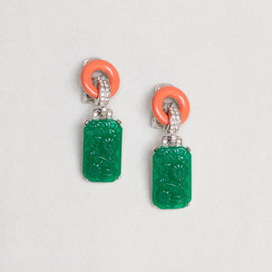 Vintage KJL Clip-on Earrings