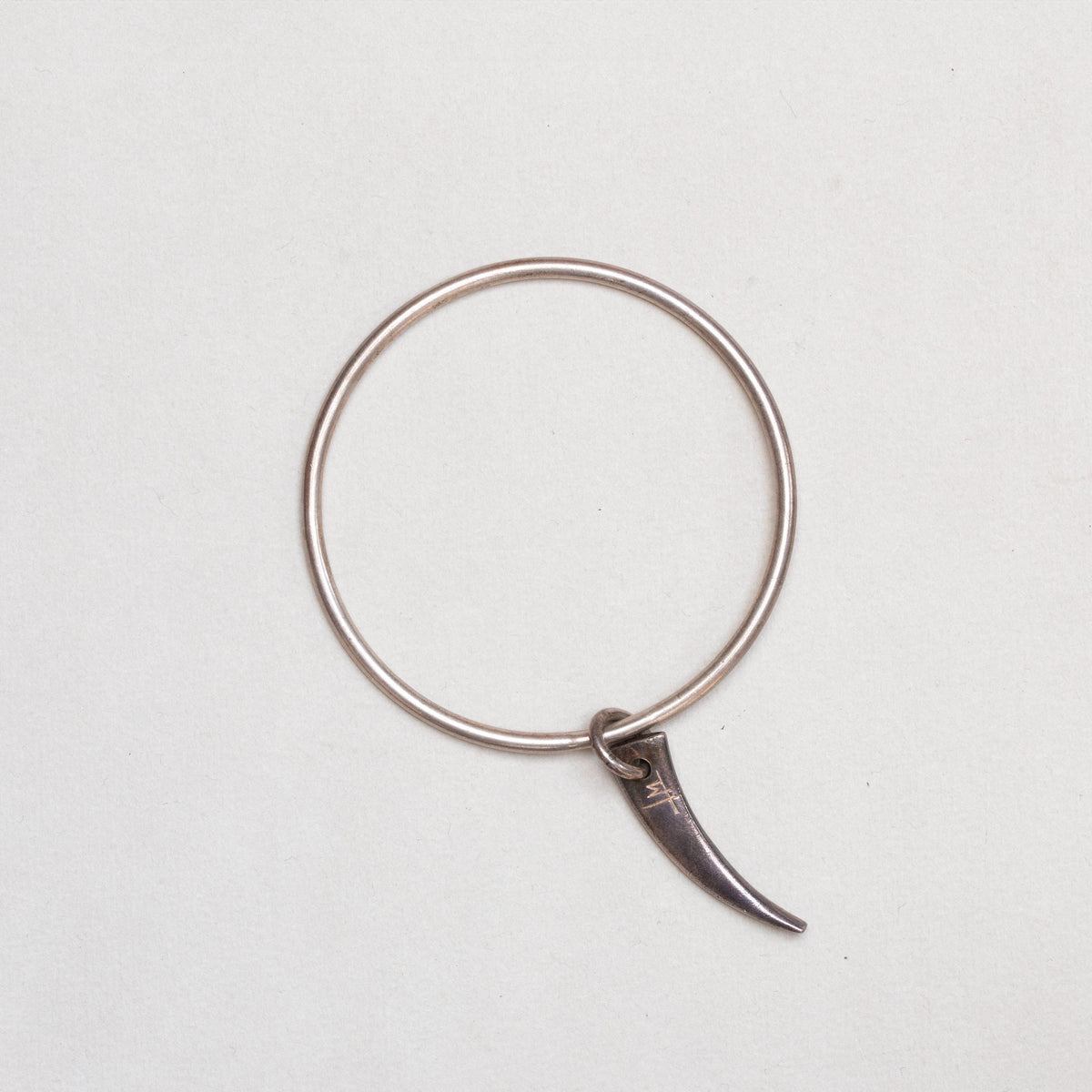 Vintage Wright & Teague Congo Charm Bangle Bracelet
