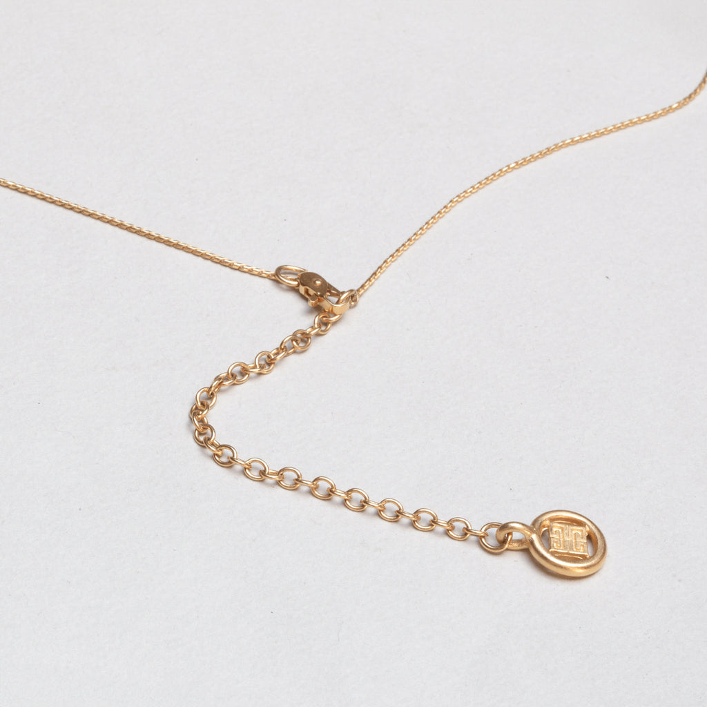 Vintage Givenchy Black Beads and Gold Chain Necklace