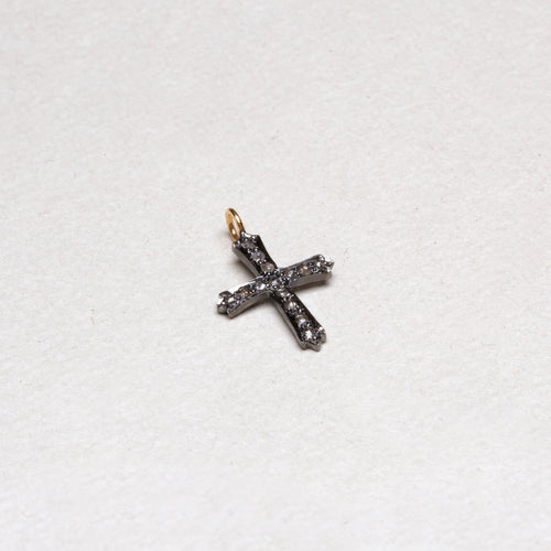 Diamond Cross Charm #2