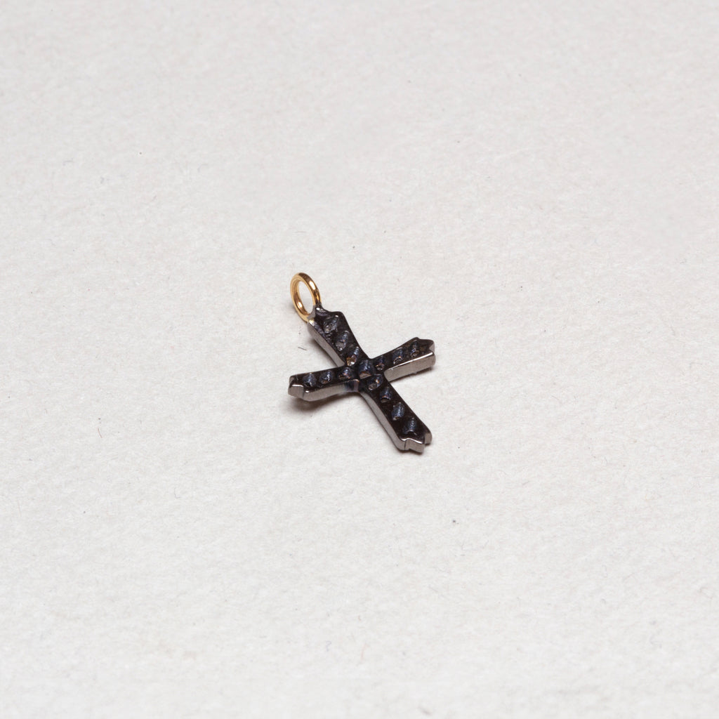 Diamond Cross Charm #2