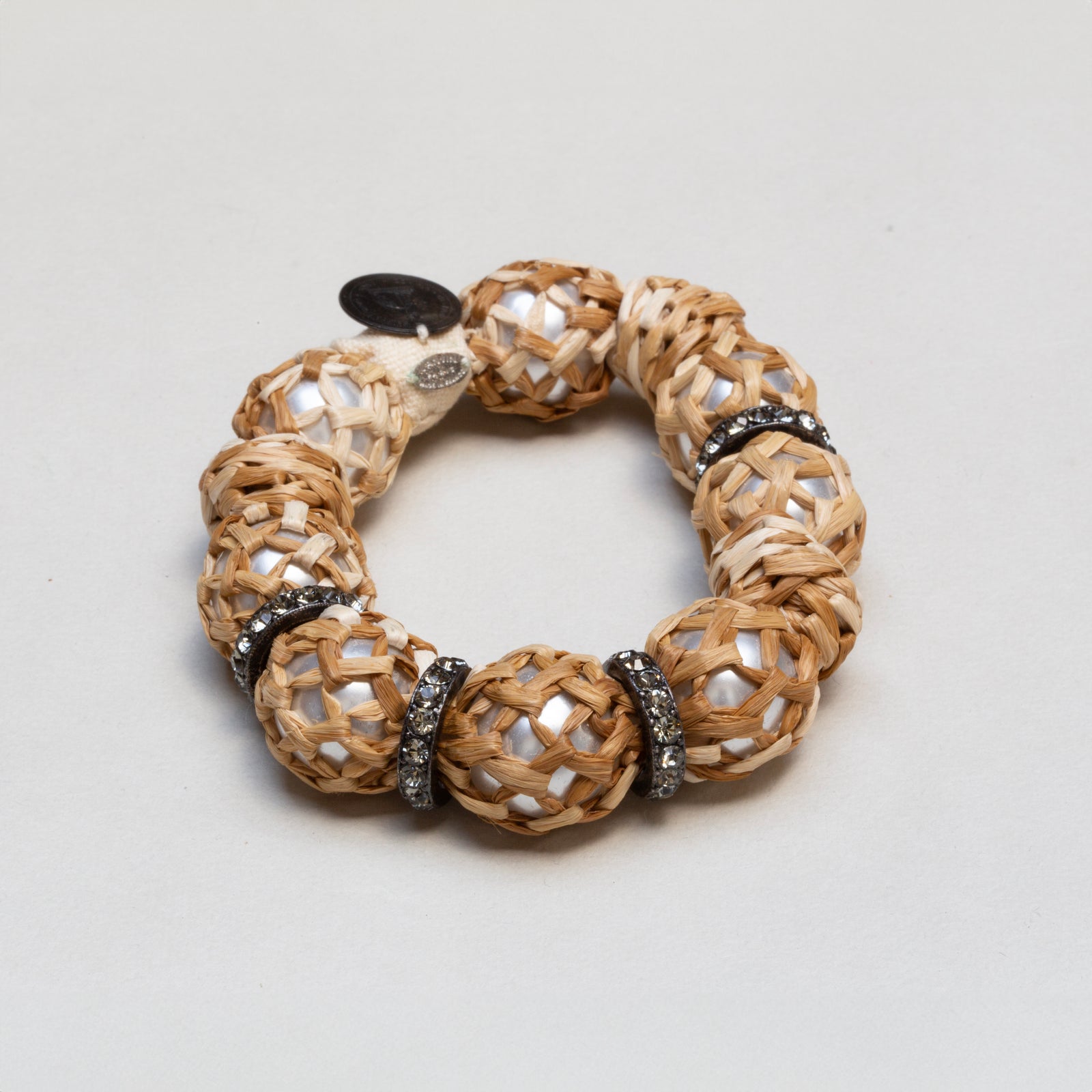 Vintage Lanvin Raffia Bracelet