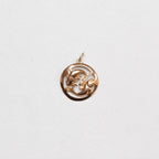 Vintage 9ct Gold Pisces Charm Pendant