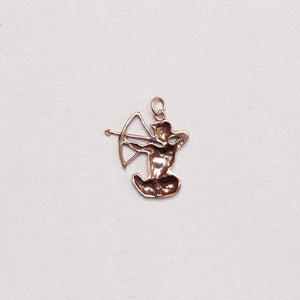 Vintage 9ct Gold Sagittarius Charm Pendant