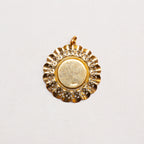 Vintage 9ct Gold Large St. Christopher Charm Pendant