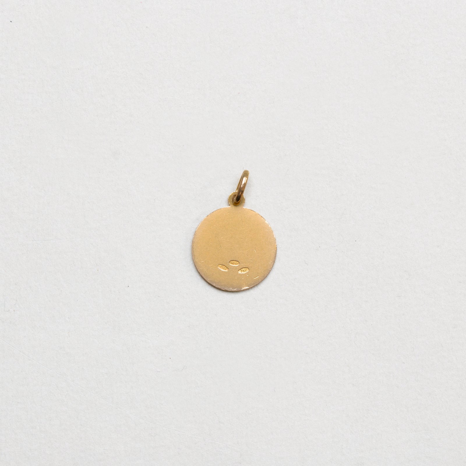 Vintage 18ct Gold St Teresa Pendant Charm