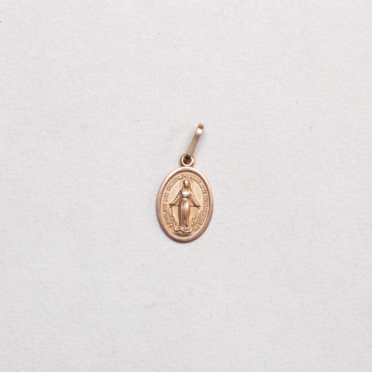 Vintage 9ct Gold Madonna Pendant Charm