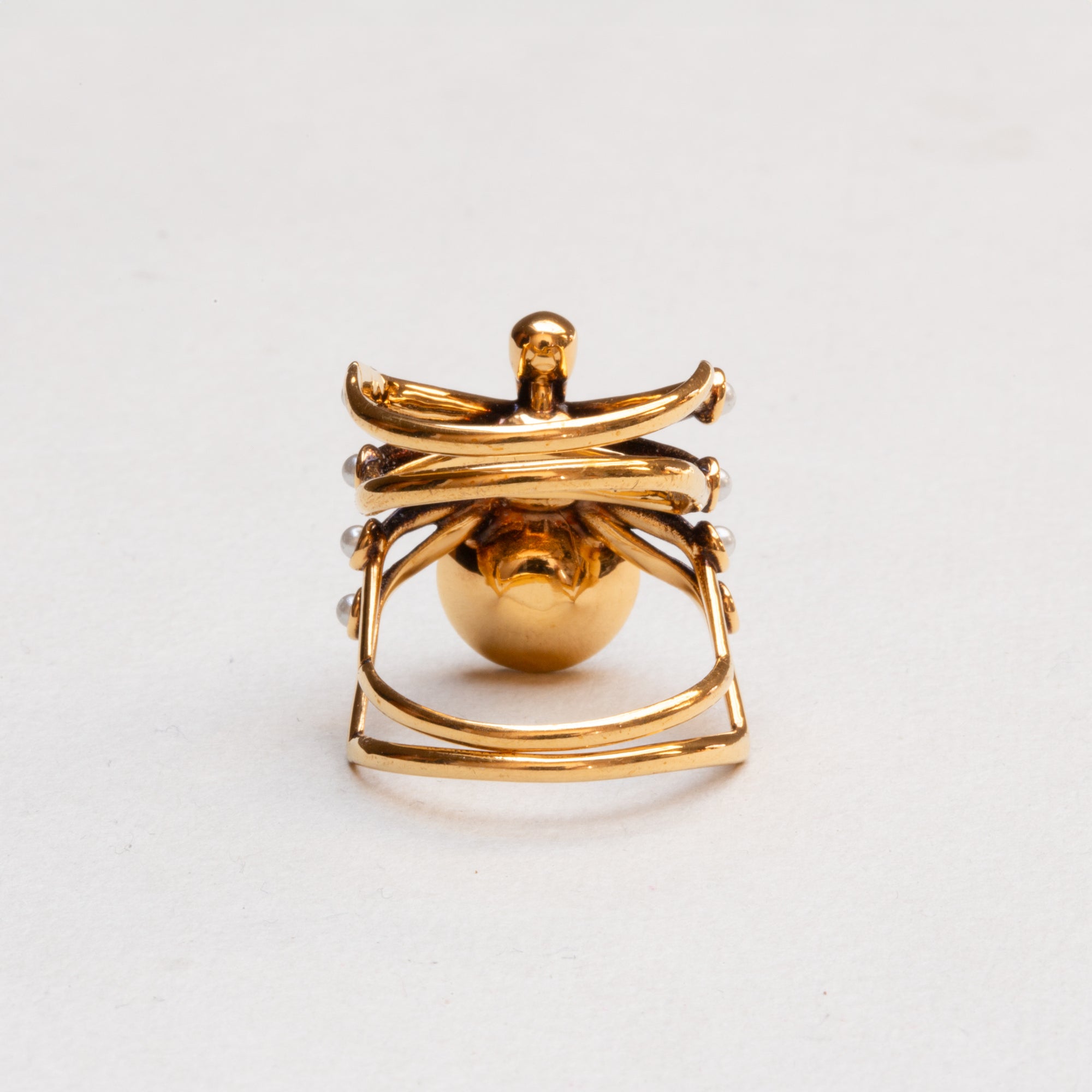 Vintage Alexander McQueen Spider Ring - felt