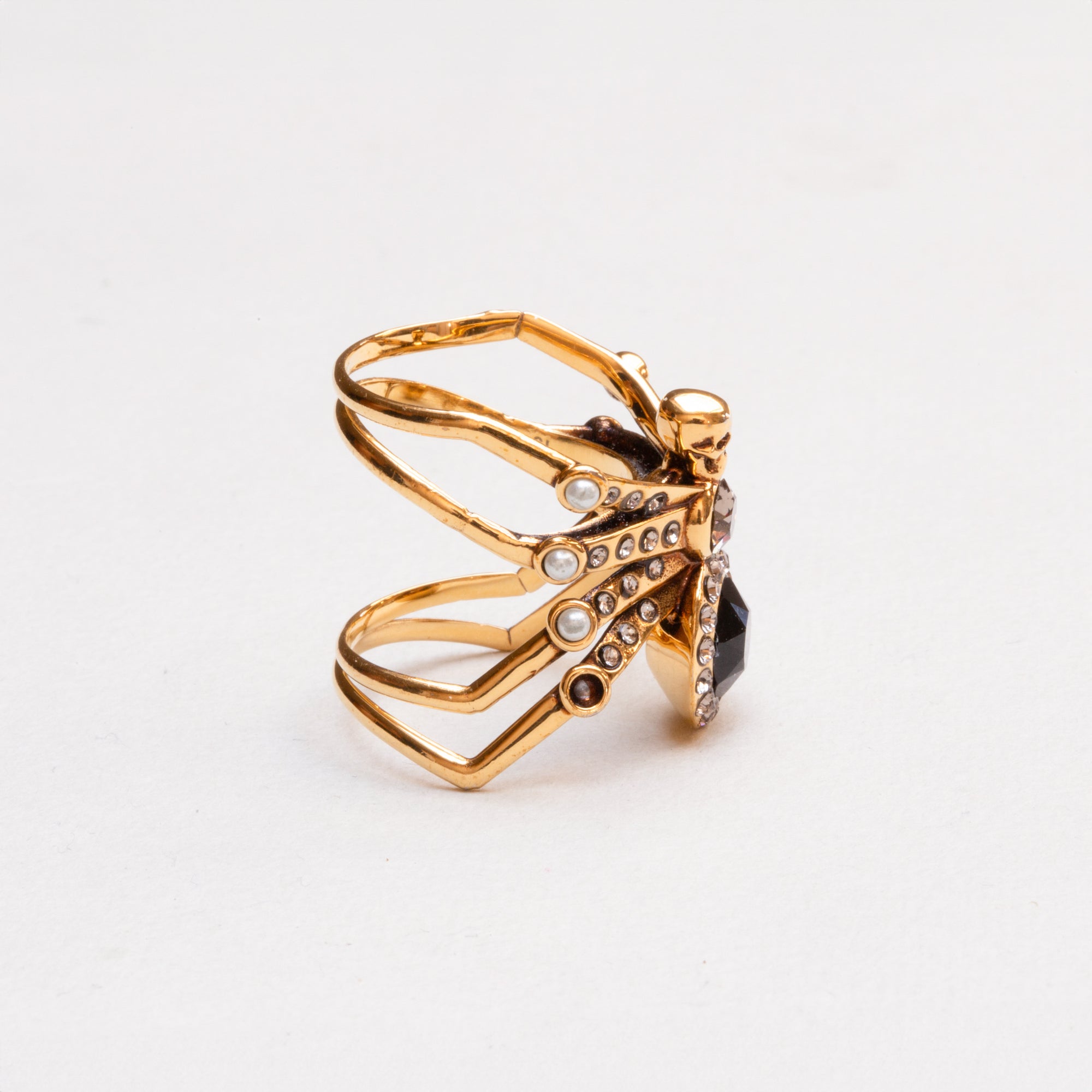 Vintage Alexander McQueen Spider Ring - felt