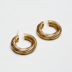 Vintage 9ct Gold Hoop Earrings