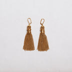 Vintage Celine Gold-Tone Tassel Earrings
