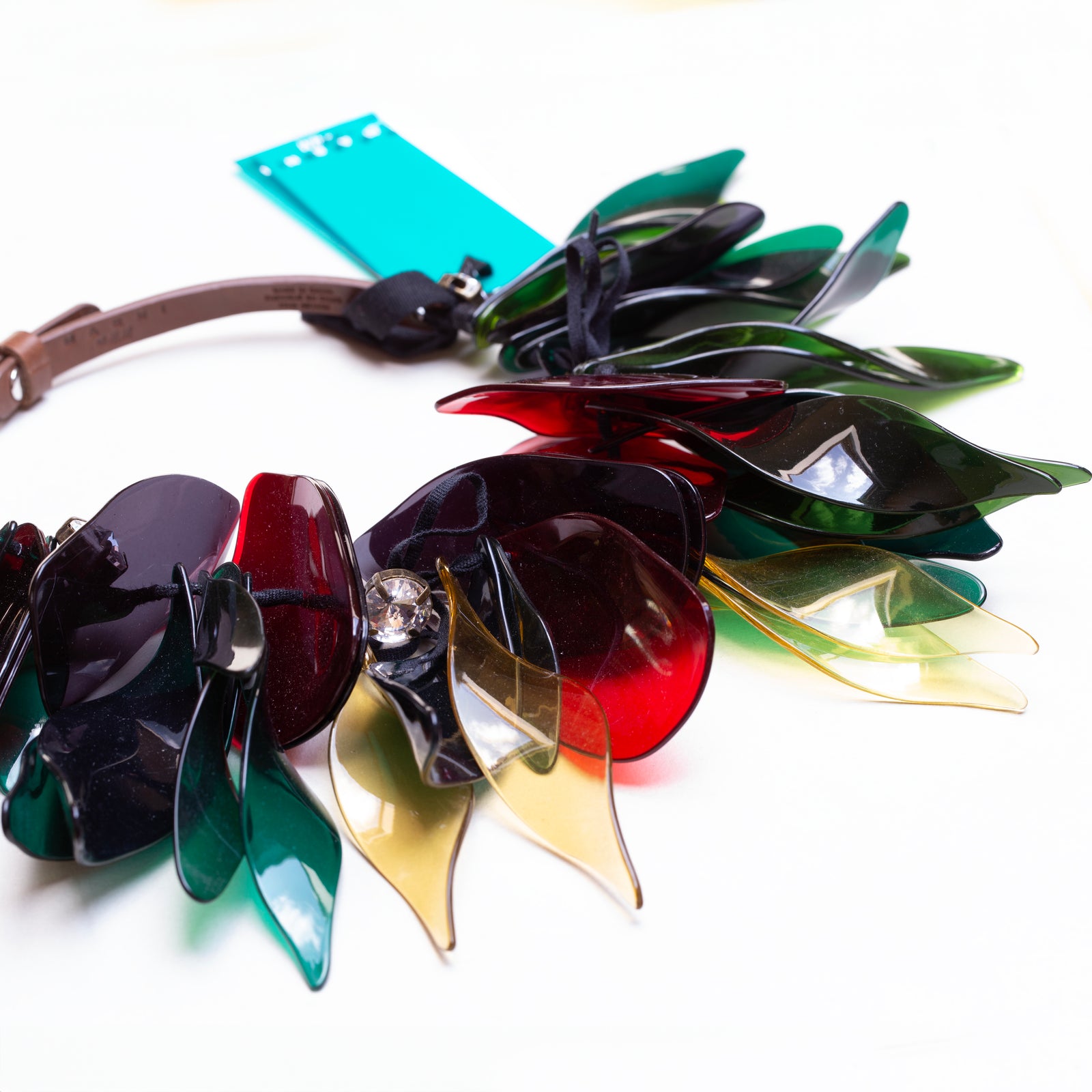 Vintage Marni x H&M Acrylic Multi-colour Choker Necklace