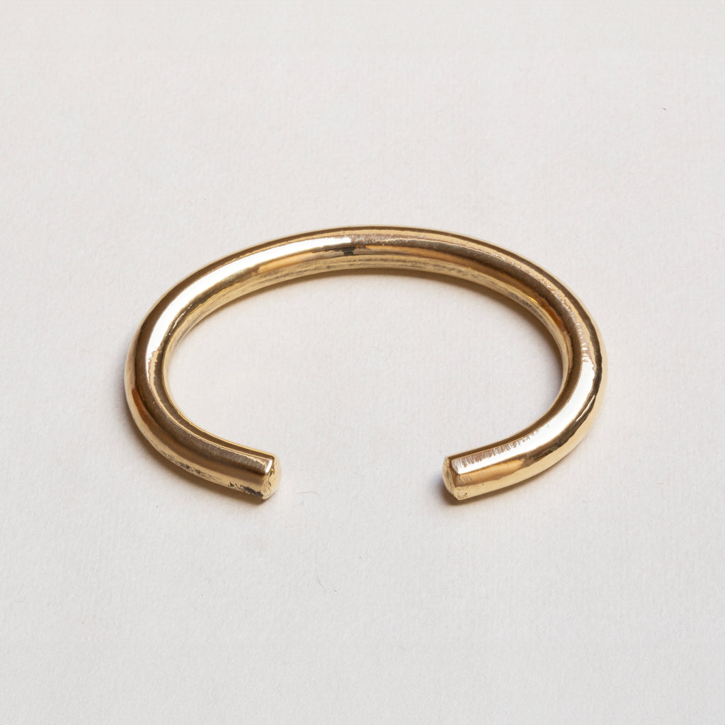 Brass Open Bangle Bracelet