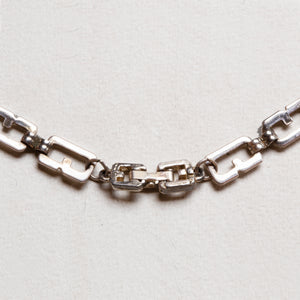 Set of Vintage Givenchy Chain Necklace and Bracelet