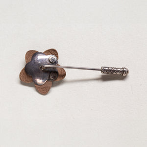 Vintage Bottega Veneta Flower Pin Brooch