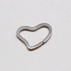 Vintage Sterling Silver Elsa Peretti Heart Key Ring