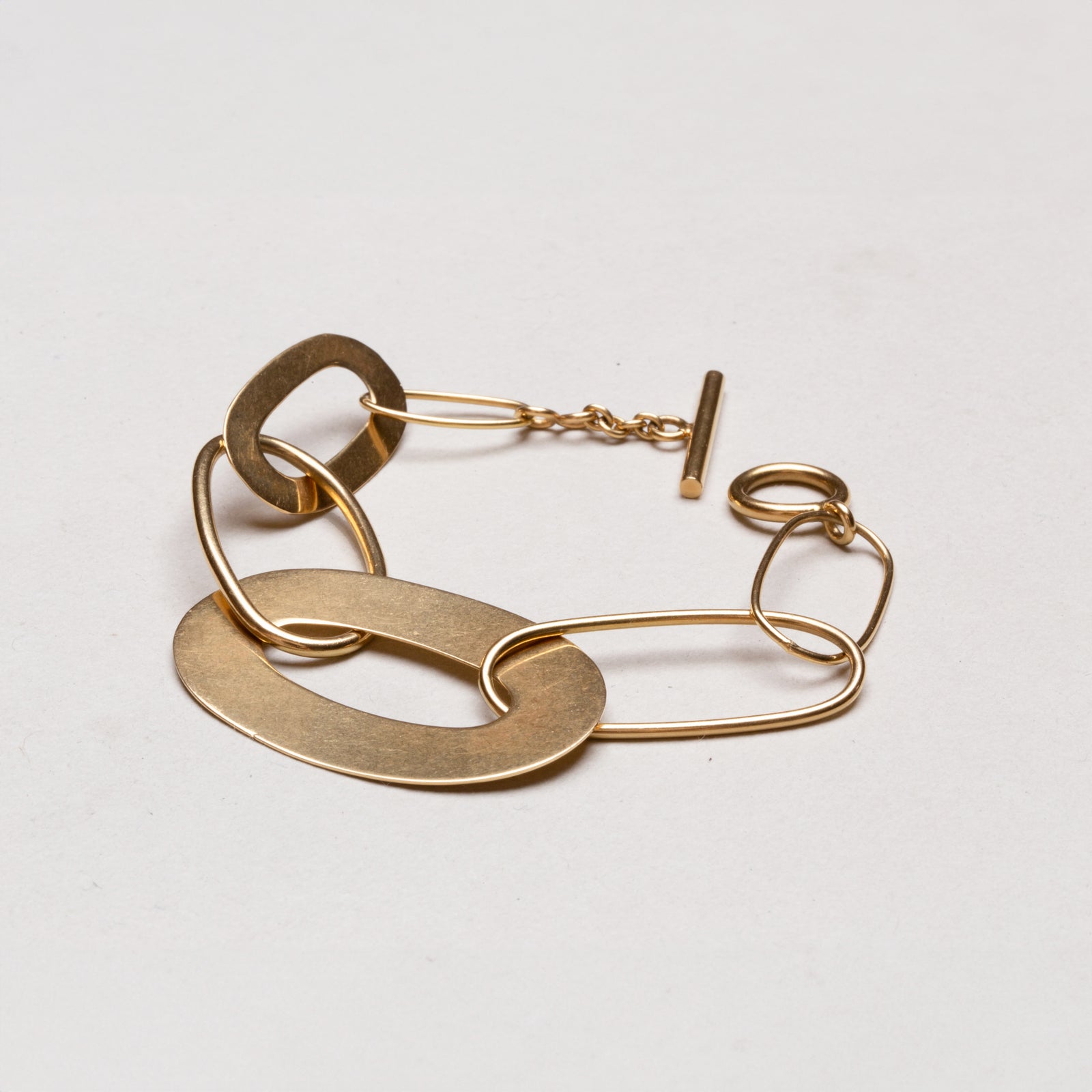 Vintage 18ct Gold Geometric Bracelet