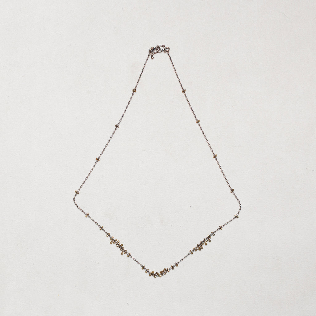 Vintage Beaded Multiple Cluster Necklace
