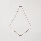 Vintage Beaded Multiple Cluster Necklace