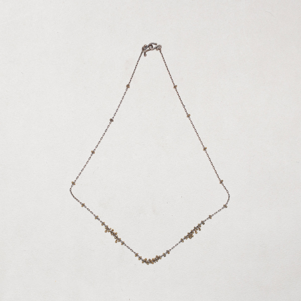 Vintage Beaded Multiple Cluster Necklace
