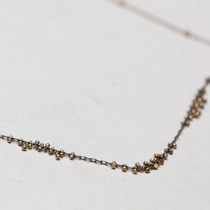 Vintage Beaded Multiple Cluster Necklace