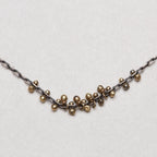 Vintage Beaded Multiple Cluster Necklace