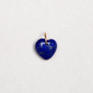Vintage Pippa Small Lapis Heart Pendant Charm