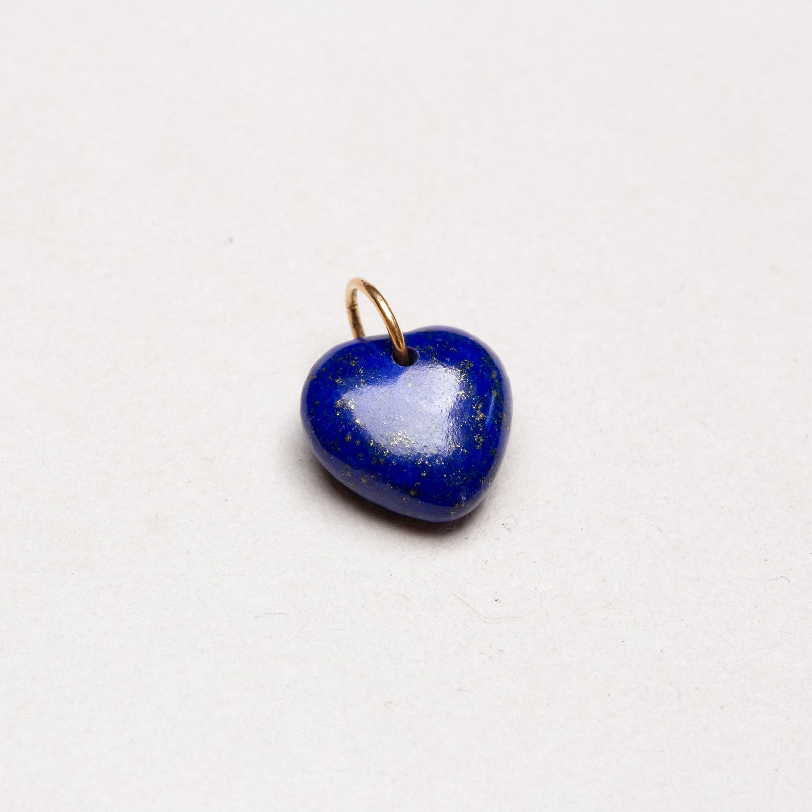 Vintage Pippa Small Lapis Heart Pendant Charm