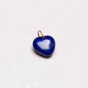 Vintage Pippa Small Lapis Heart Pendant Charm