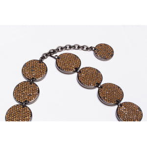 Vintage Yves Saint Laurent Disc Belt