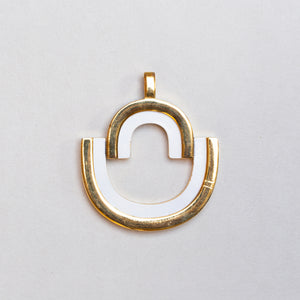 Vintage Lanvin Two-tone Pendant