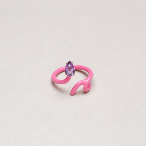 Baby Vine Ring in Bubblegum