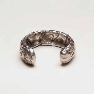 Vintage Sterling Silver "Safari" Cuff Bracelet
