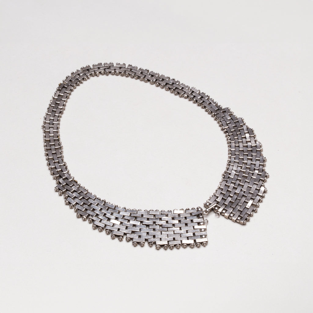 Vintage Jakob Bengel Brickwork Necklace
