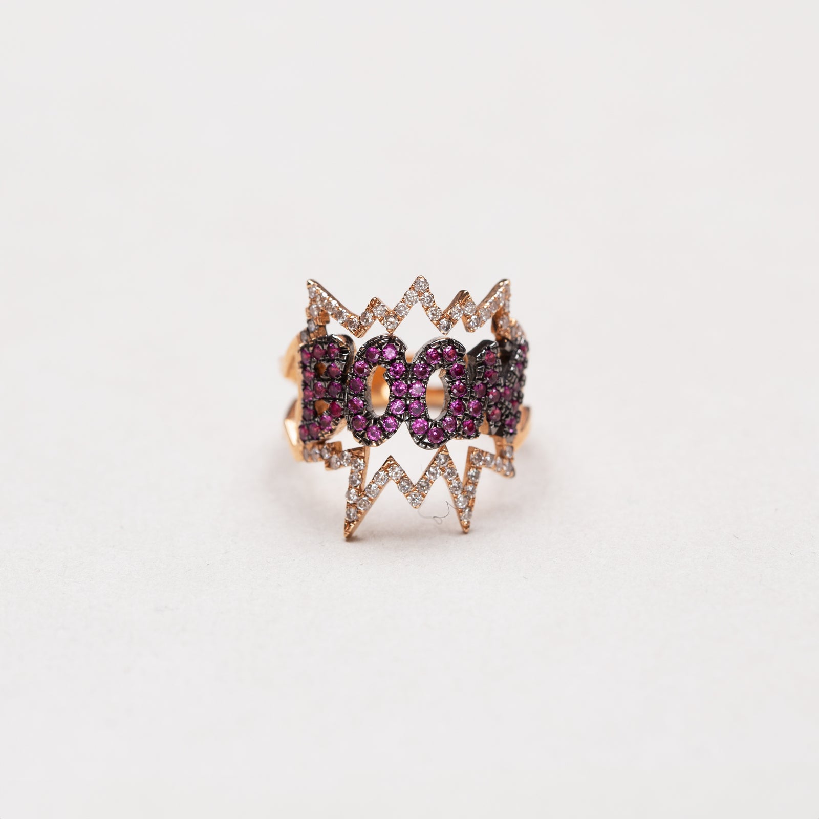 Pre-owned Pop Art "BOOM" Ring