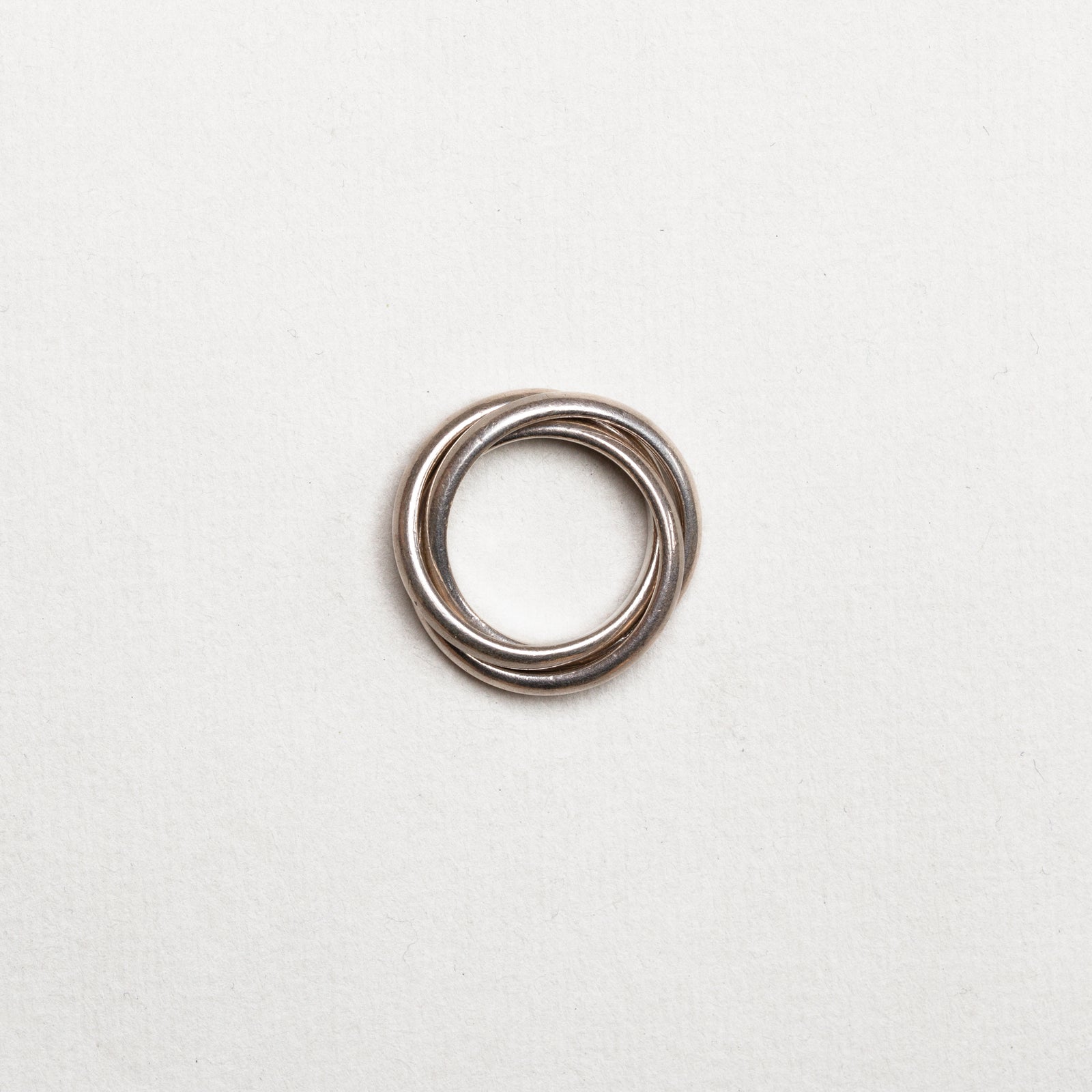 Vintage Sterling Silver Tiffany Trinity Triple Ring