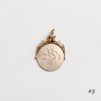 Vintage Spinning I Love You Charm Pendant