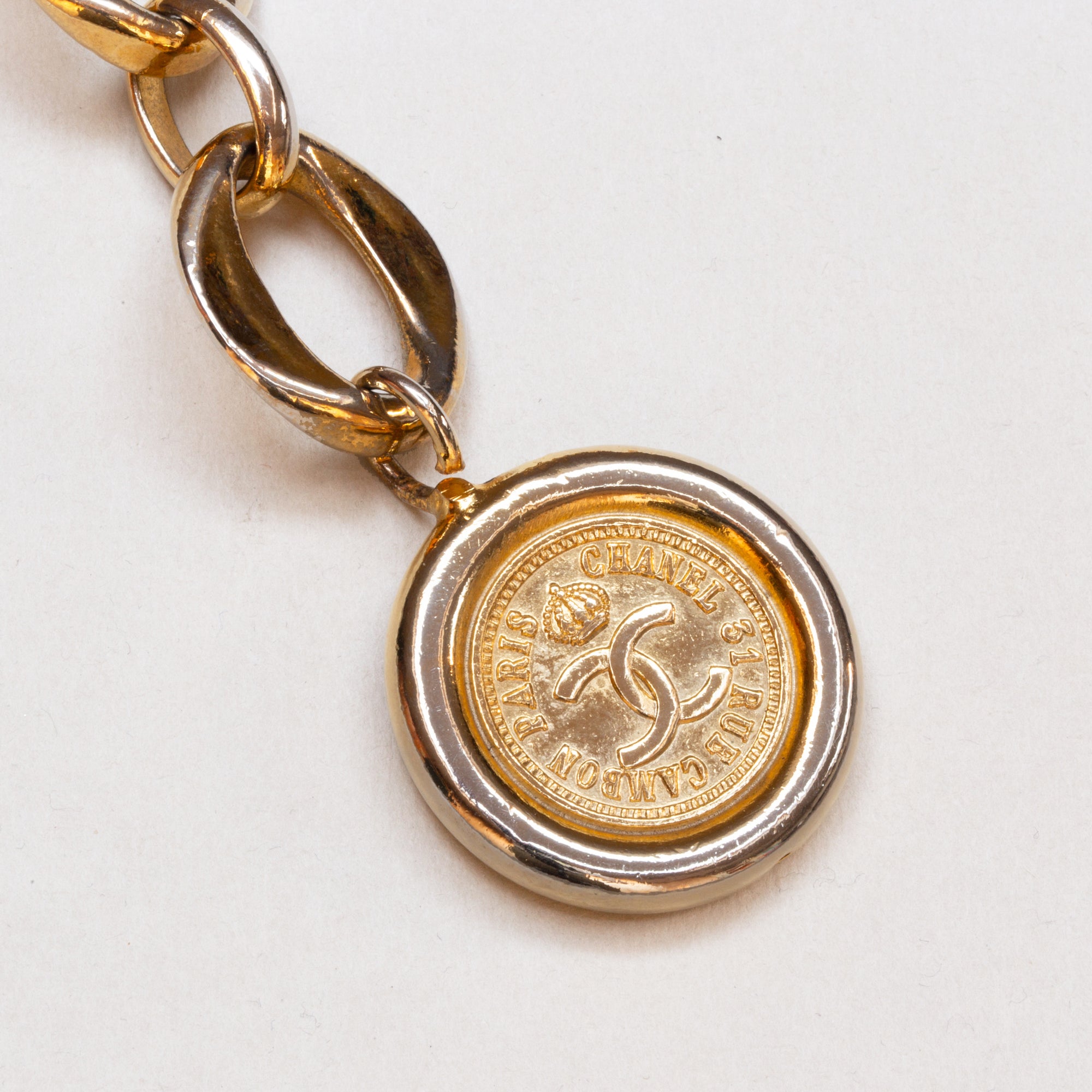 Vintage Chanel Gold Double Chain Belt