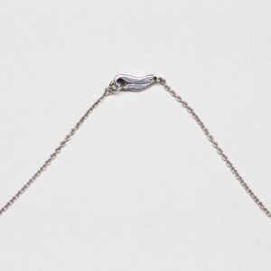 Vintage William Welstead Platinum Necklace with Rough-Cut Diamonds