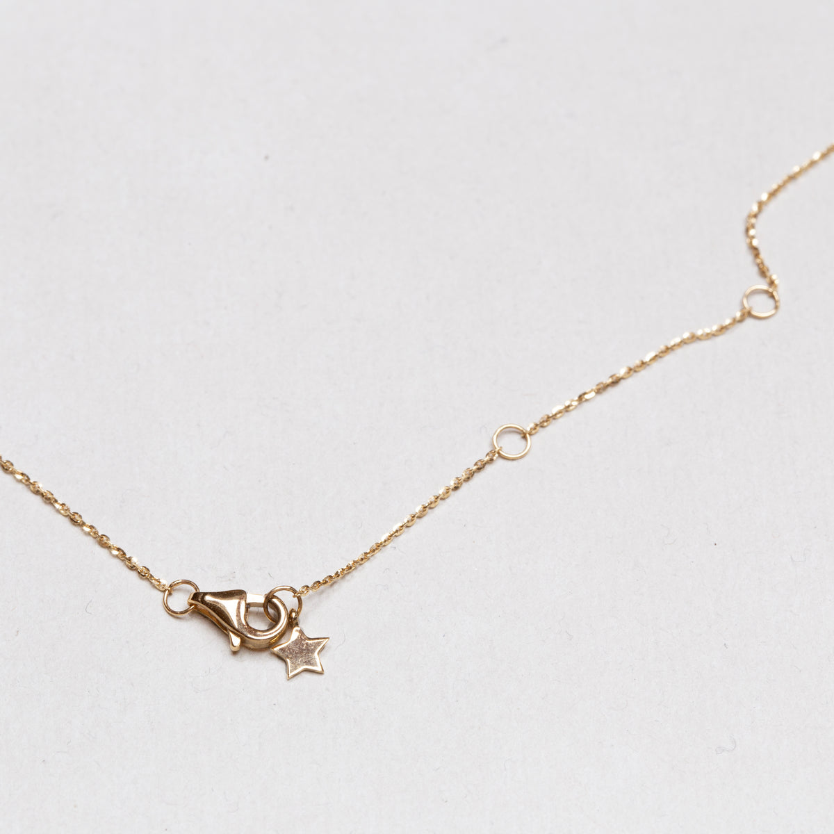 18ct Gold Diamond Crescent Moon Necklace