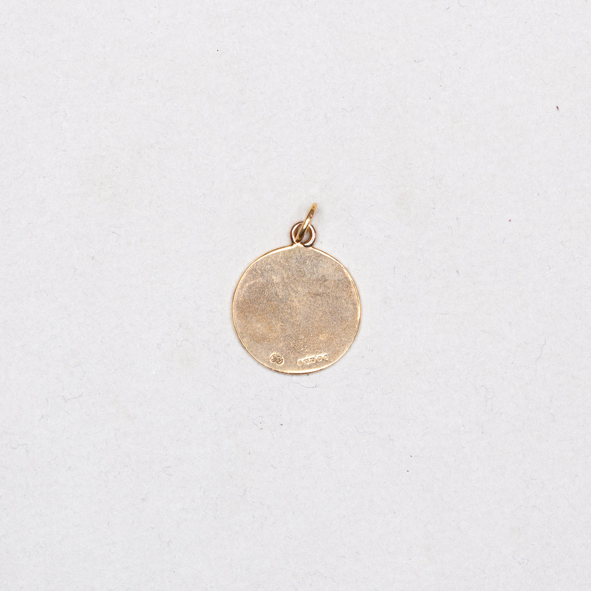 Vintage 9ct Gold Aquarius Charm Pendant