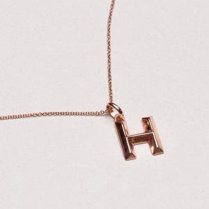 Vintage Monica Vinader Initial Necklace - H