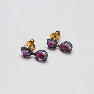 Vintage Jane Small Day Night Earrings